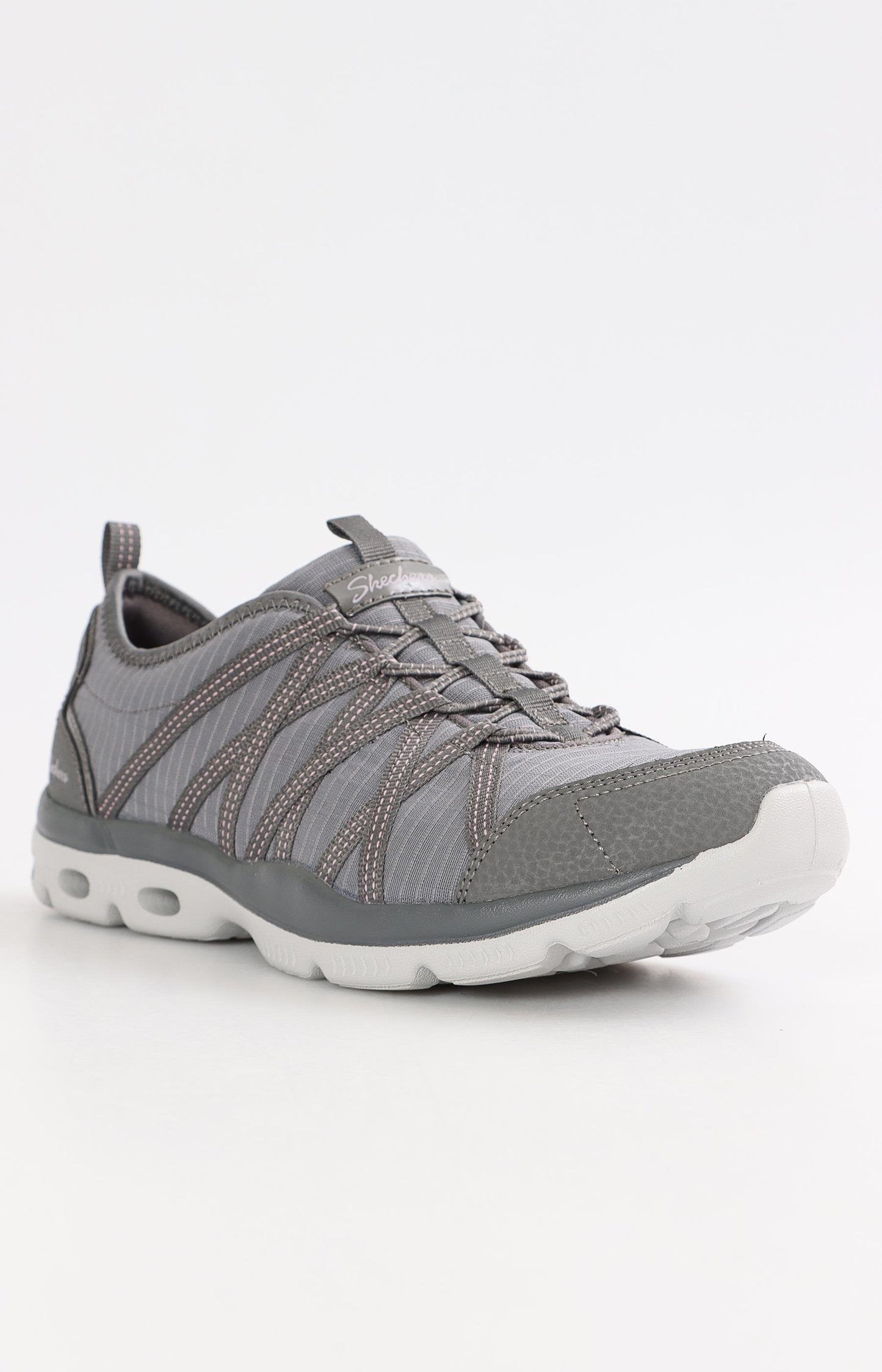 Ladies Glide Step Beyond Sneakers - Charcoal