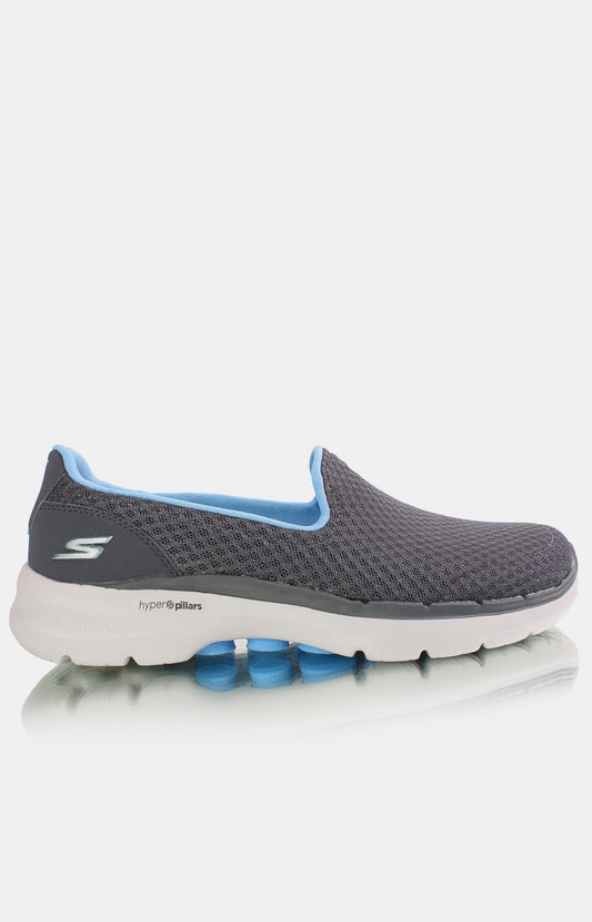 Ladies' Go Walk 6 Sneakers - Grey-Blue