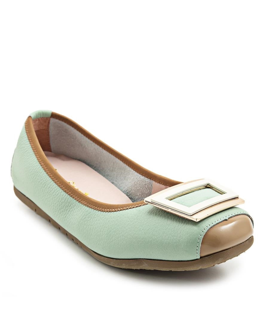 Leather Pumps - Mint