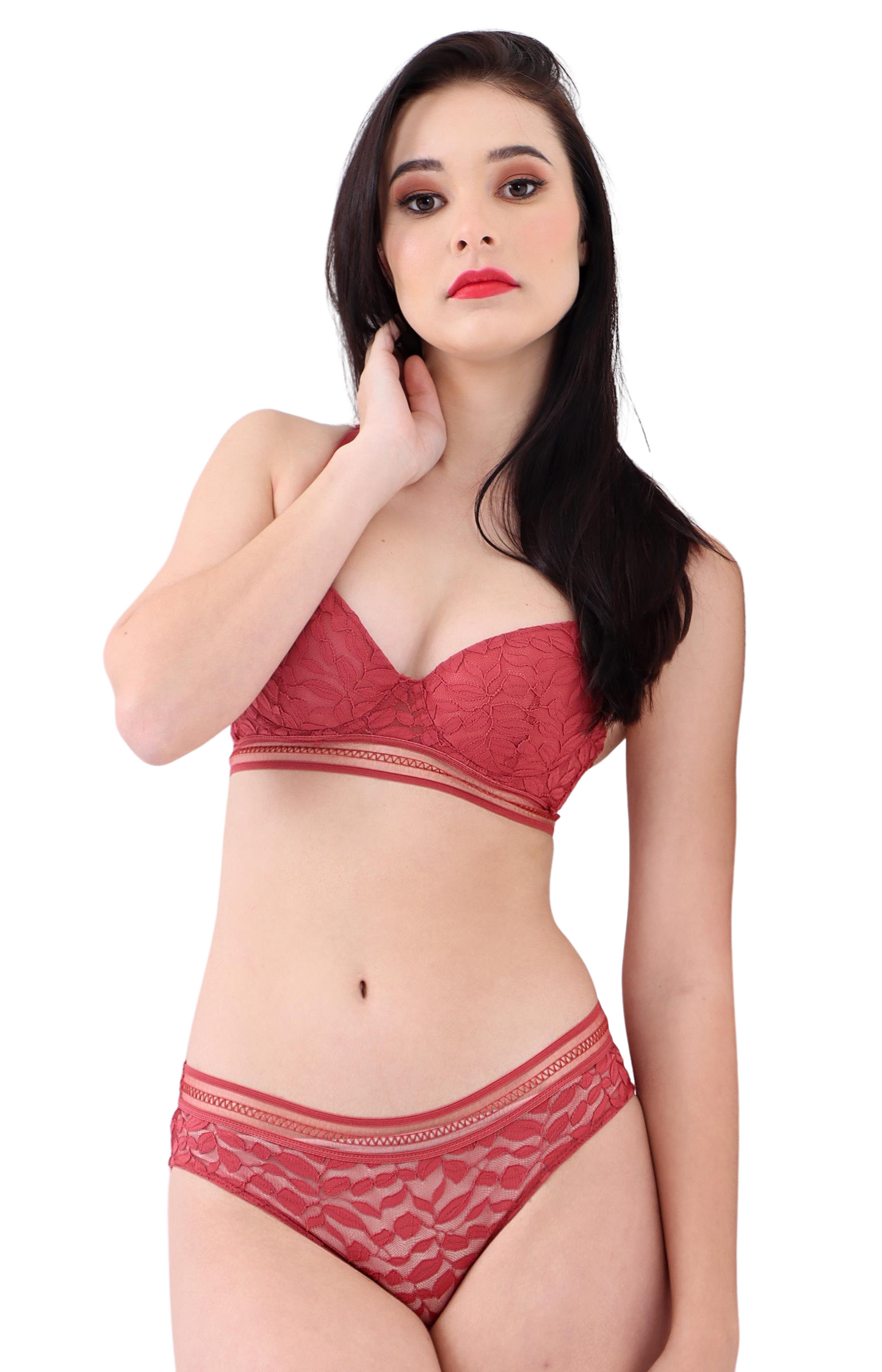 Ladies Boyleg Panty - Red