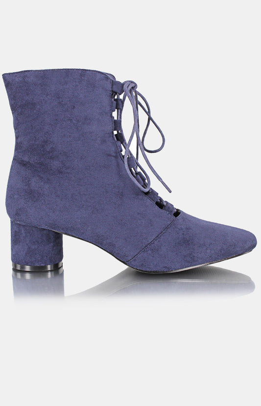 Ladies Ankle Boots - Navy