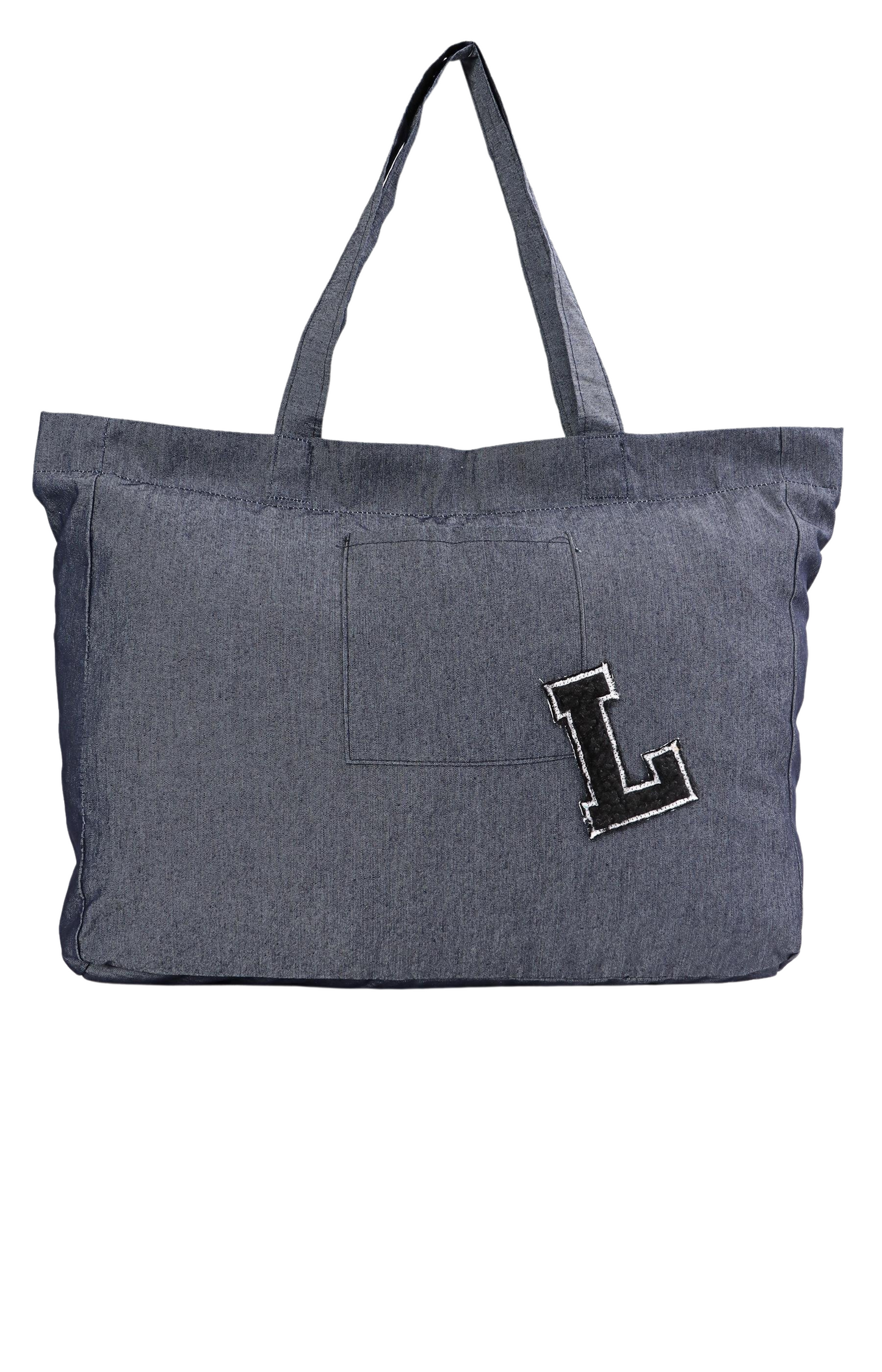 Ladies Denim Shopper Bag - Multi