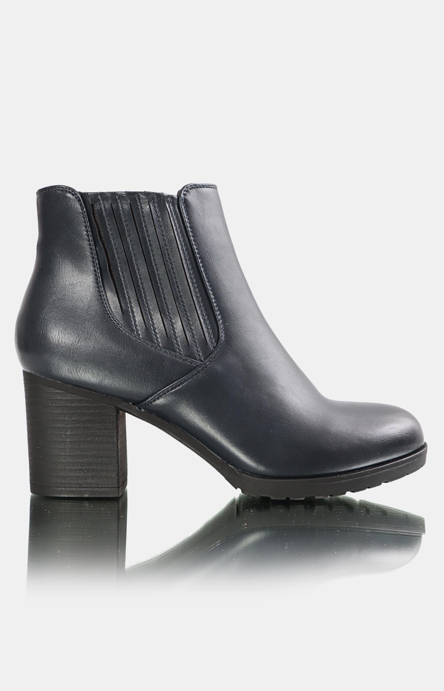 Ladies Ankle Boots - Navy