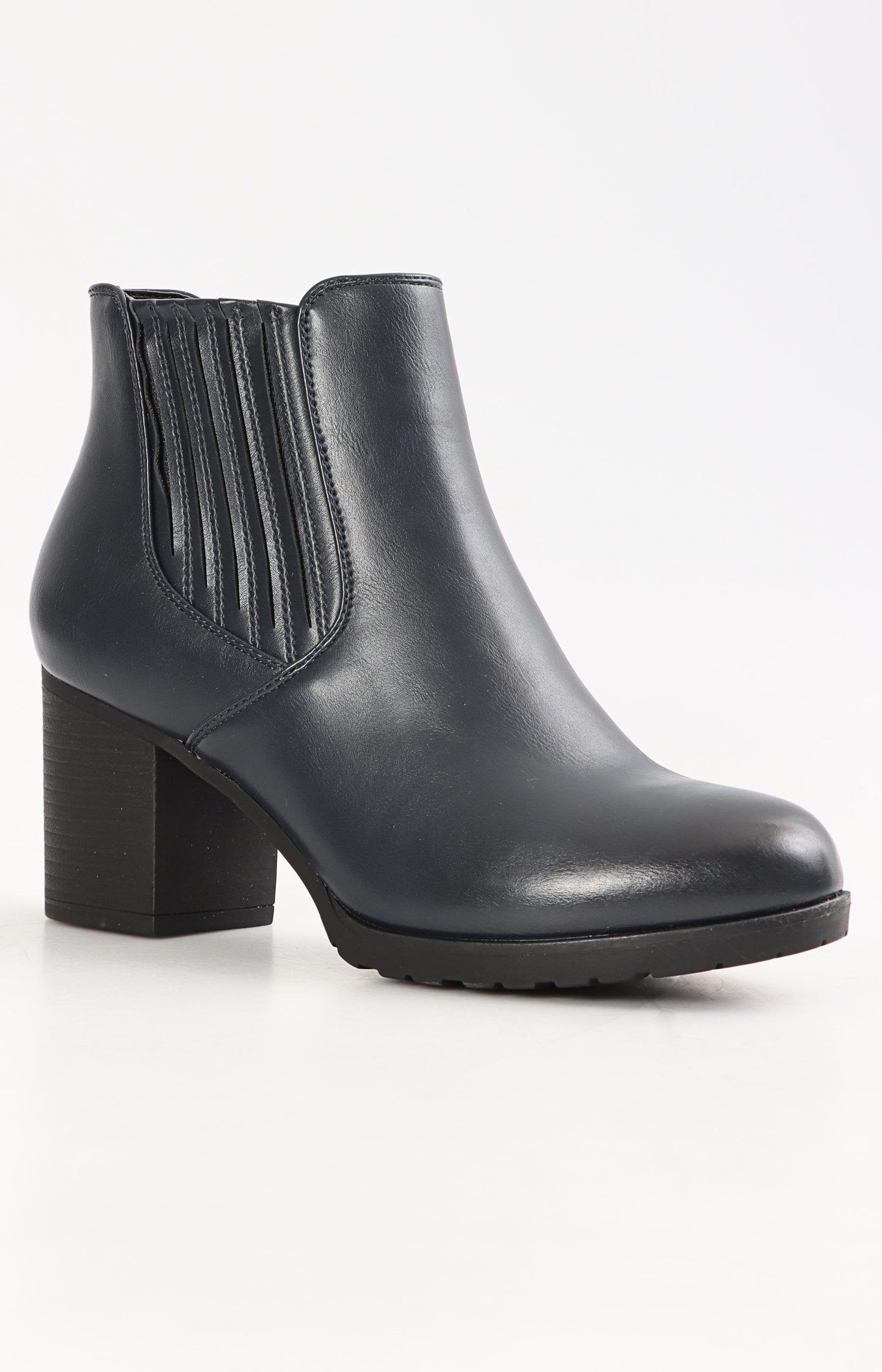 Ladies Ankle Boots - Navy