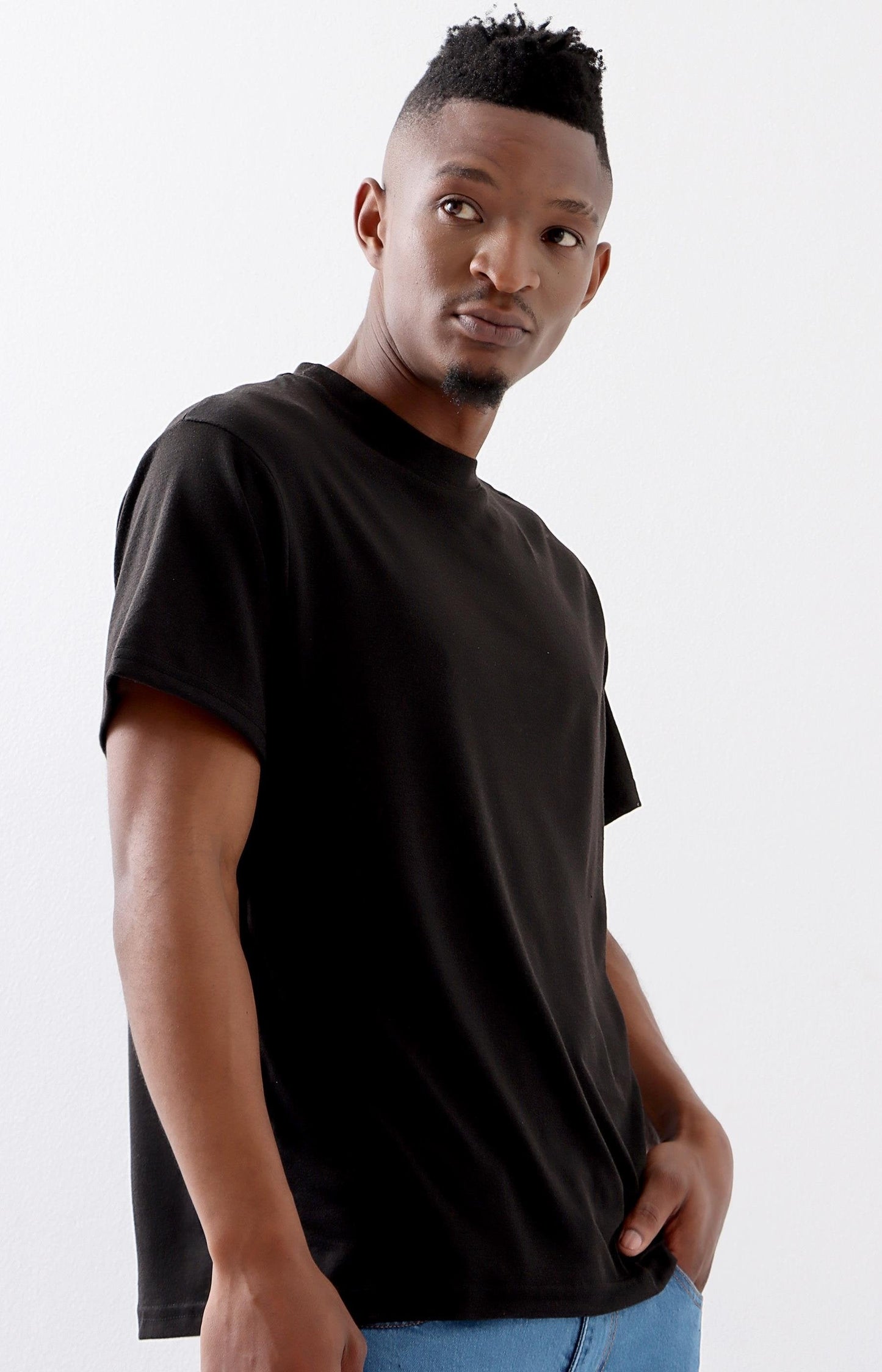 Mens Crew Neck T-Shirt - Black