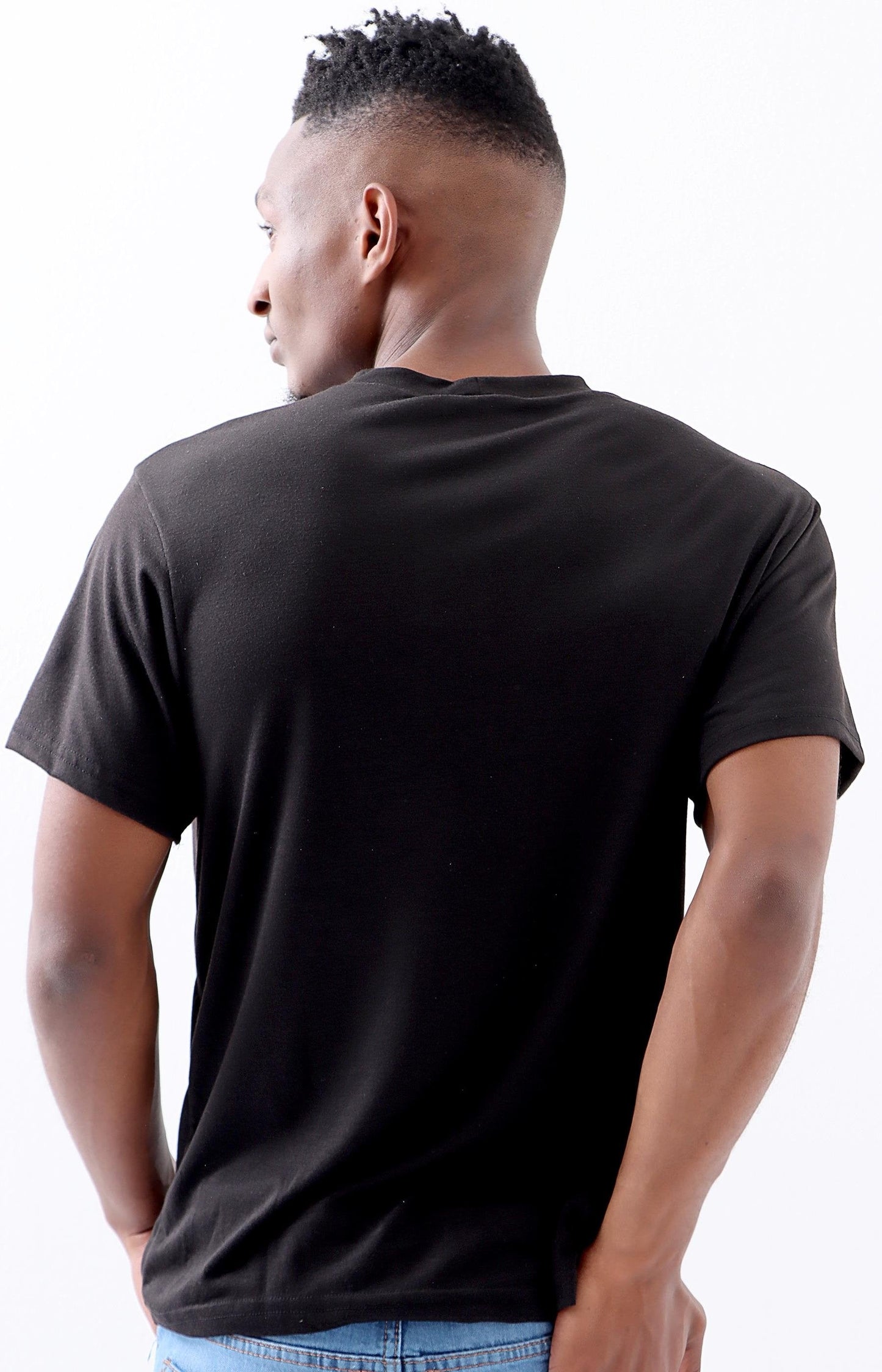 Mens Crew Neck T-Shirt - Black