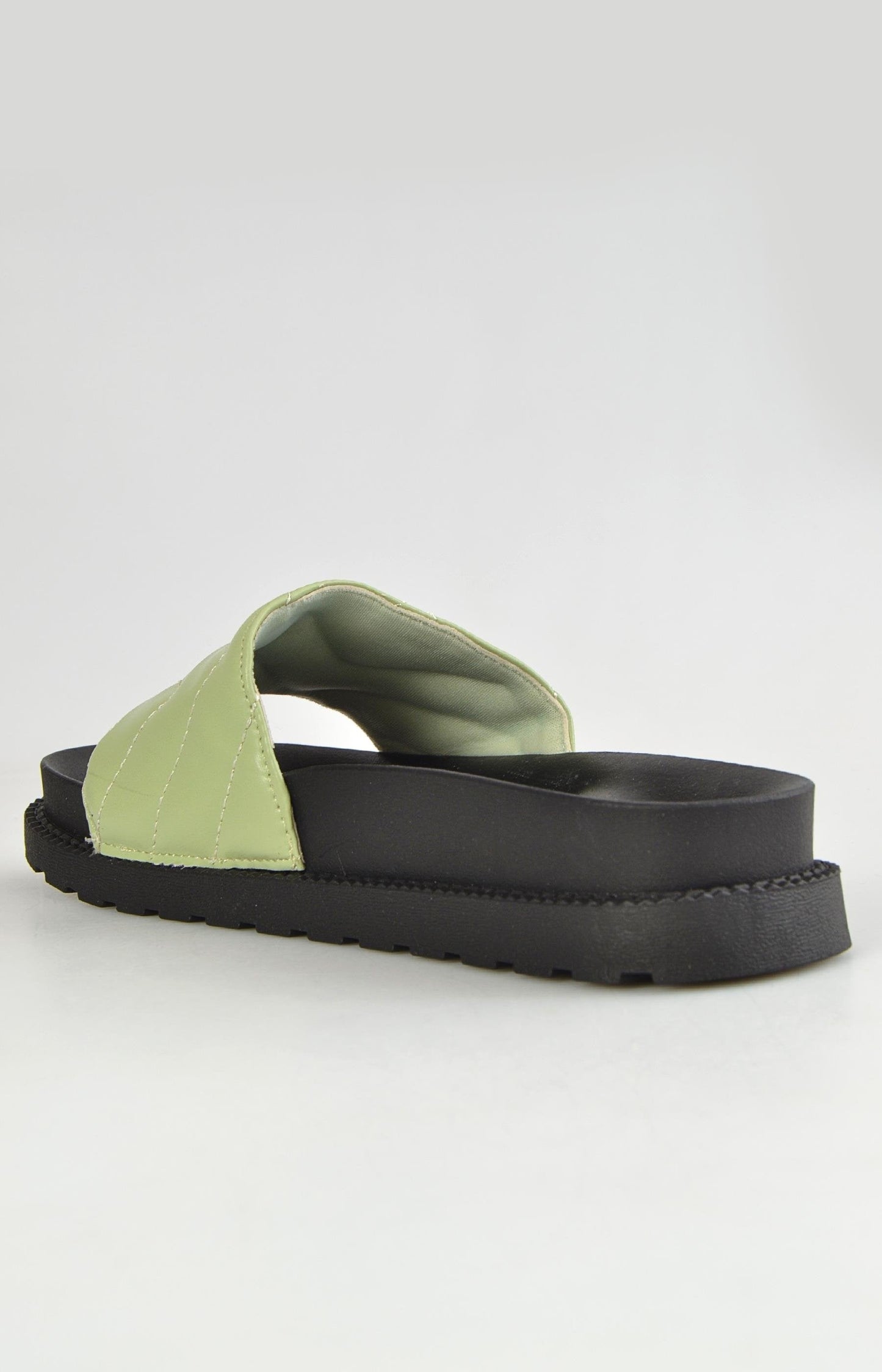 Ladies Flatform Sandals - Sage