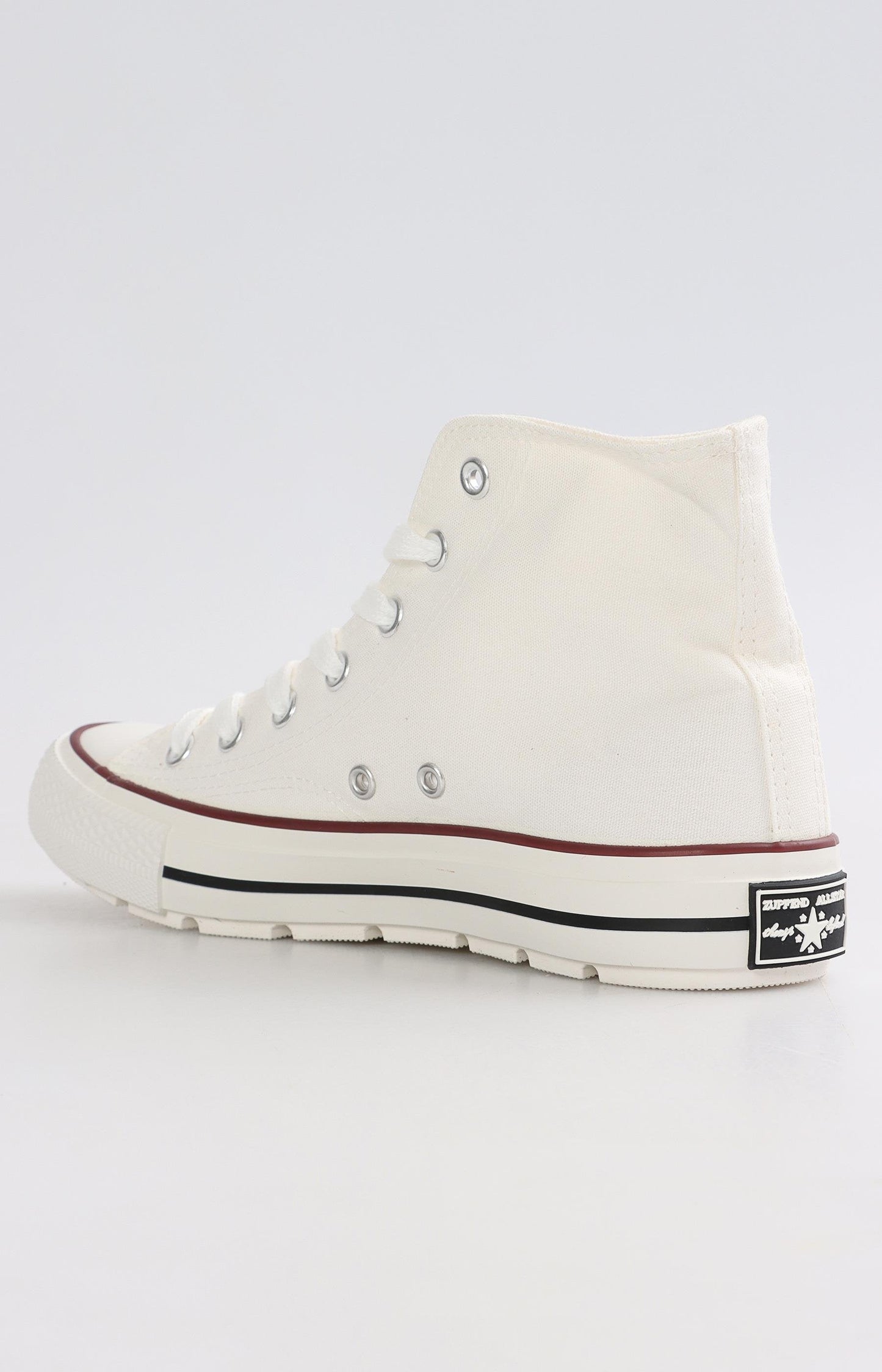 Youth High Top Sneakers - White