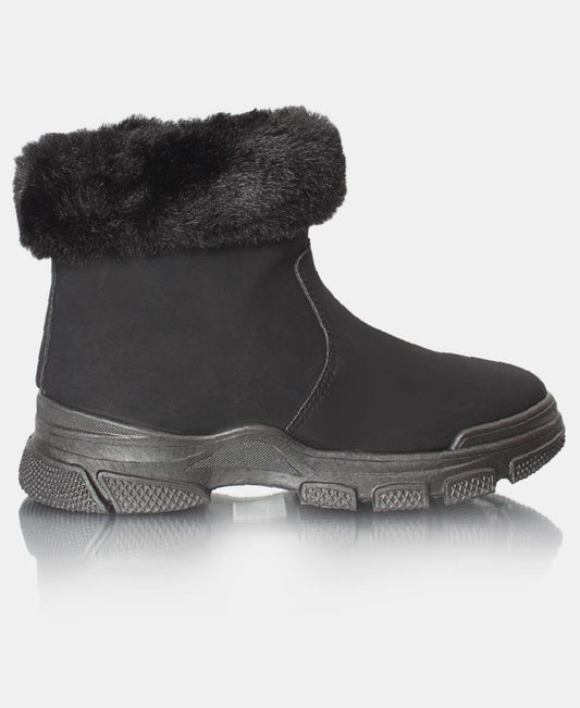 Fur Boots - Black