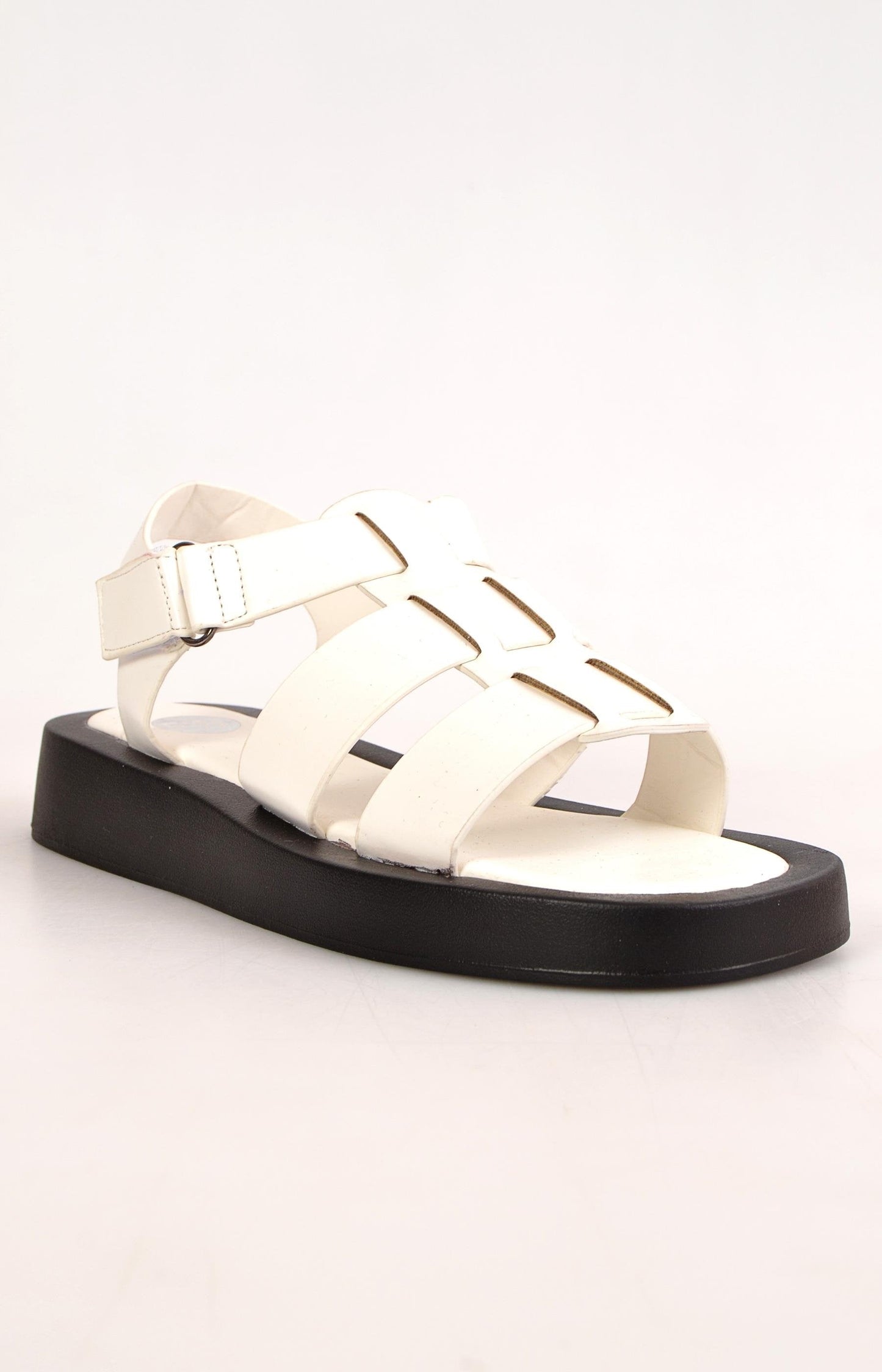 Ladies Quest Flat Sandals - White