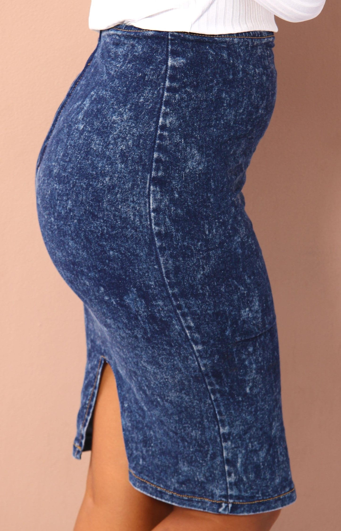 Ladies' Denim Skirt - Blue