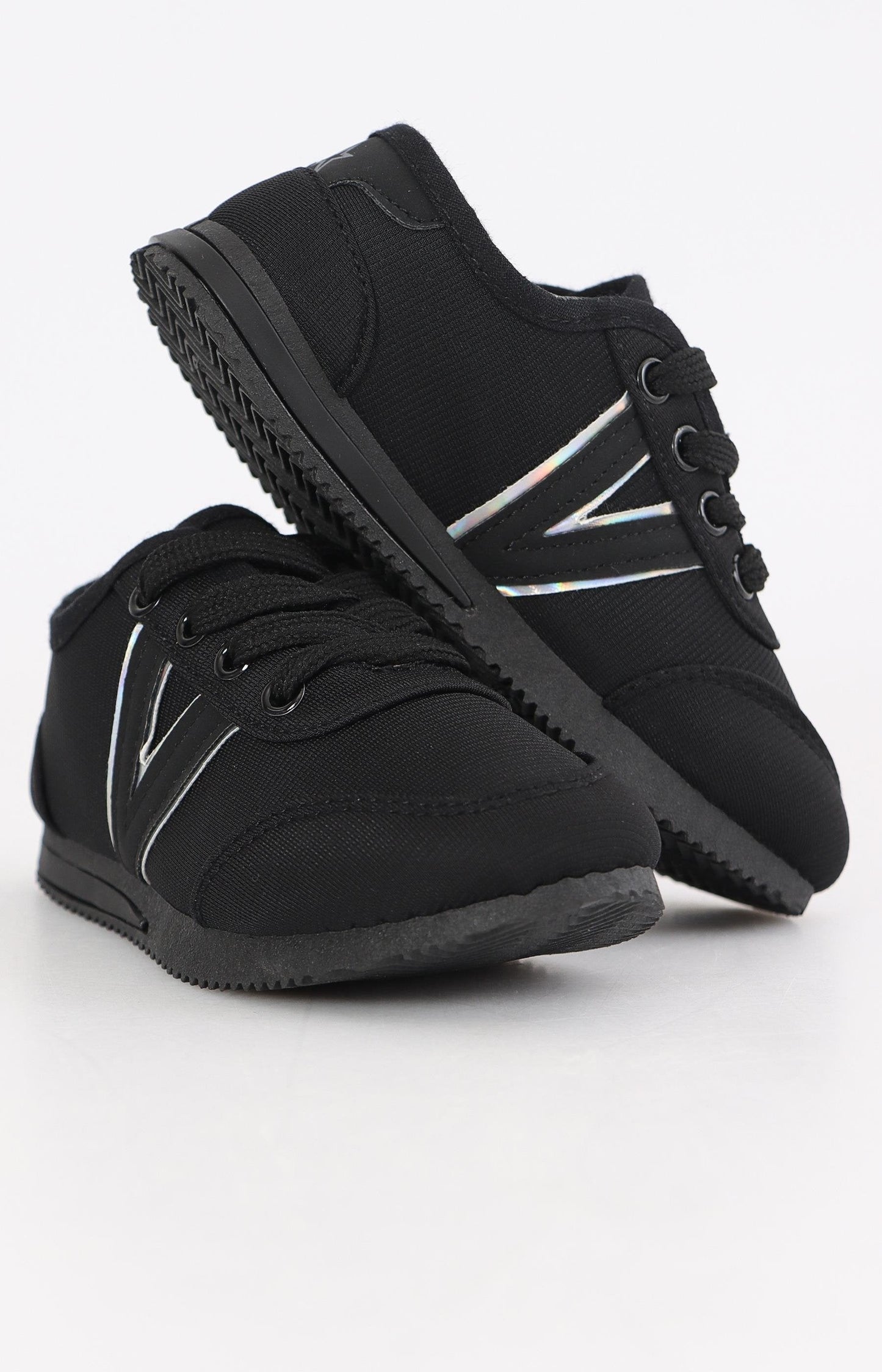 Kids Kendrick Sneakers - Black Mono