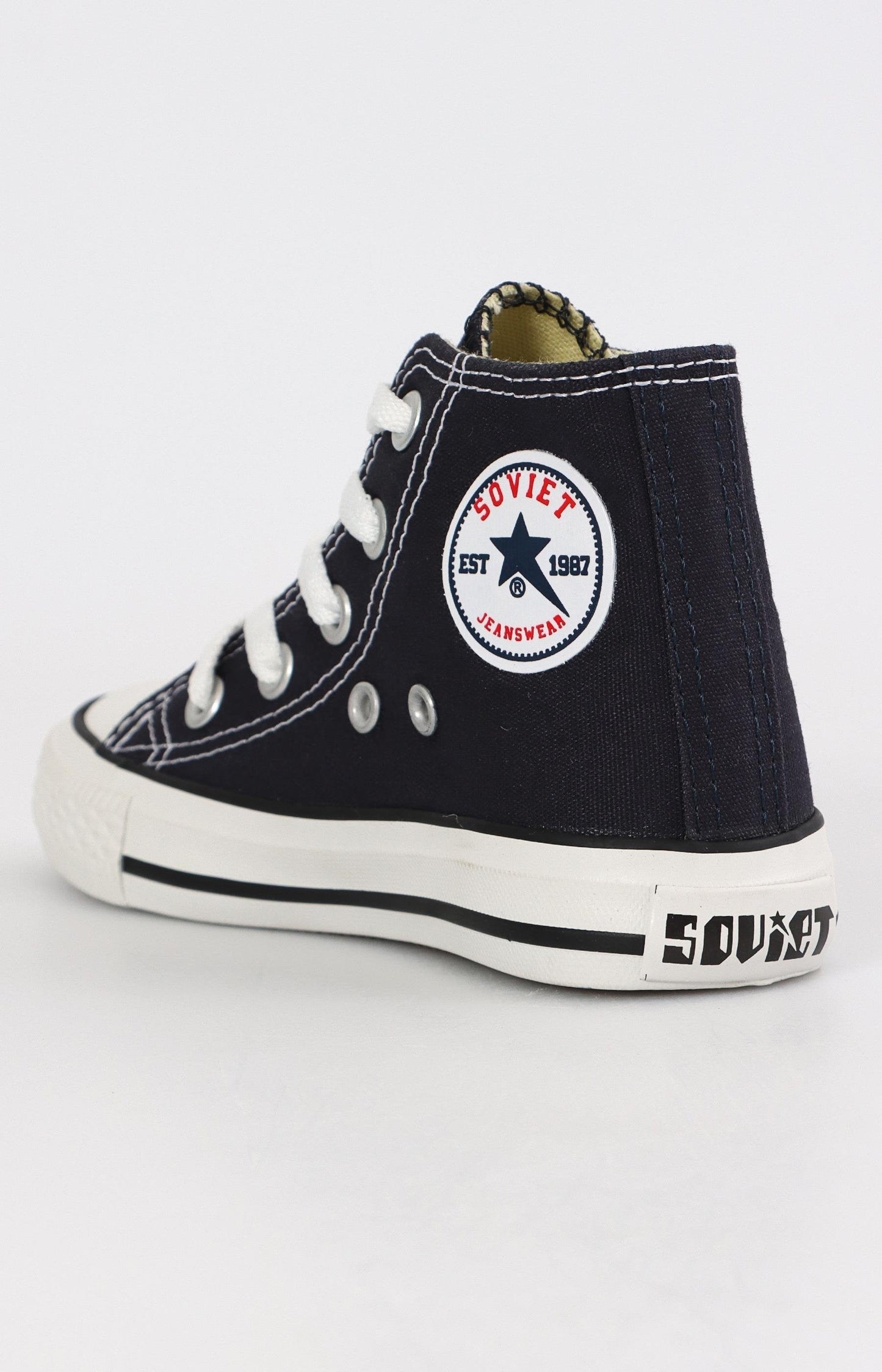 Kids Viper High Sneakers - Navy