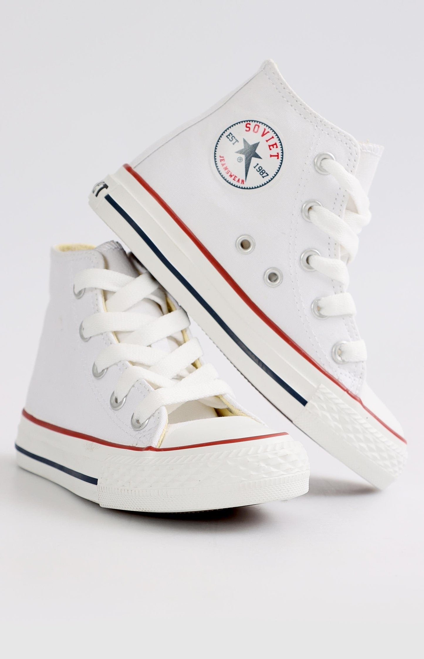 Kids Viper Hi Sneakers - White