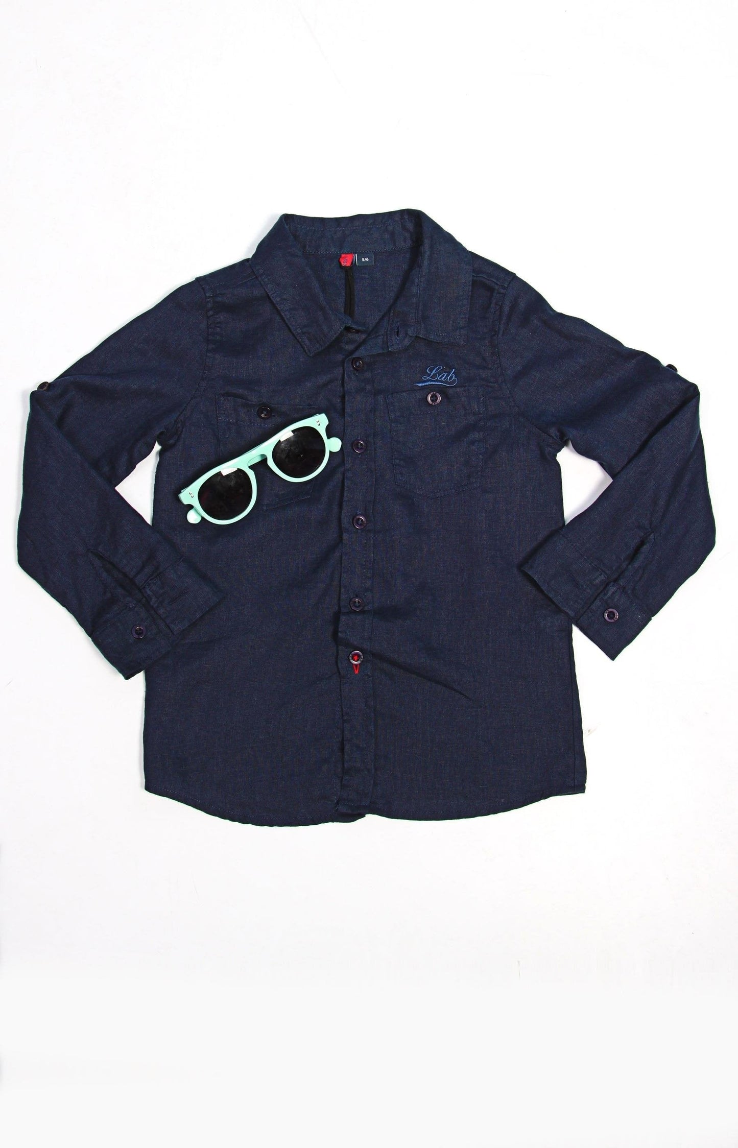 Boys Denim Shirt - Navy