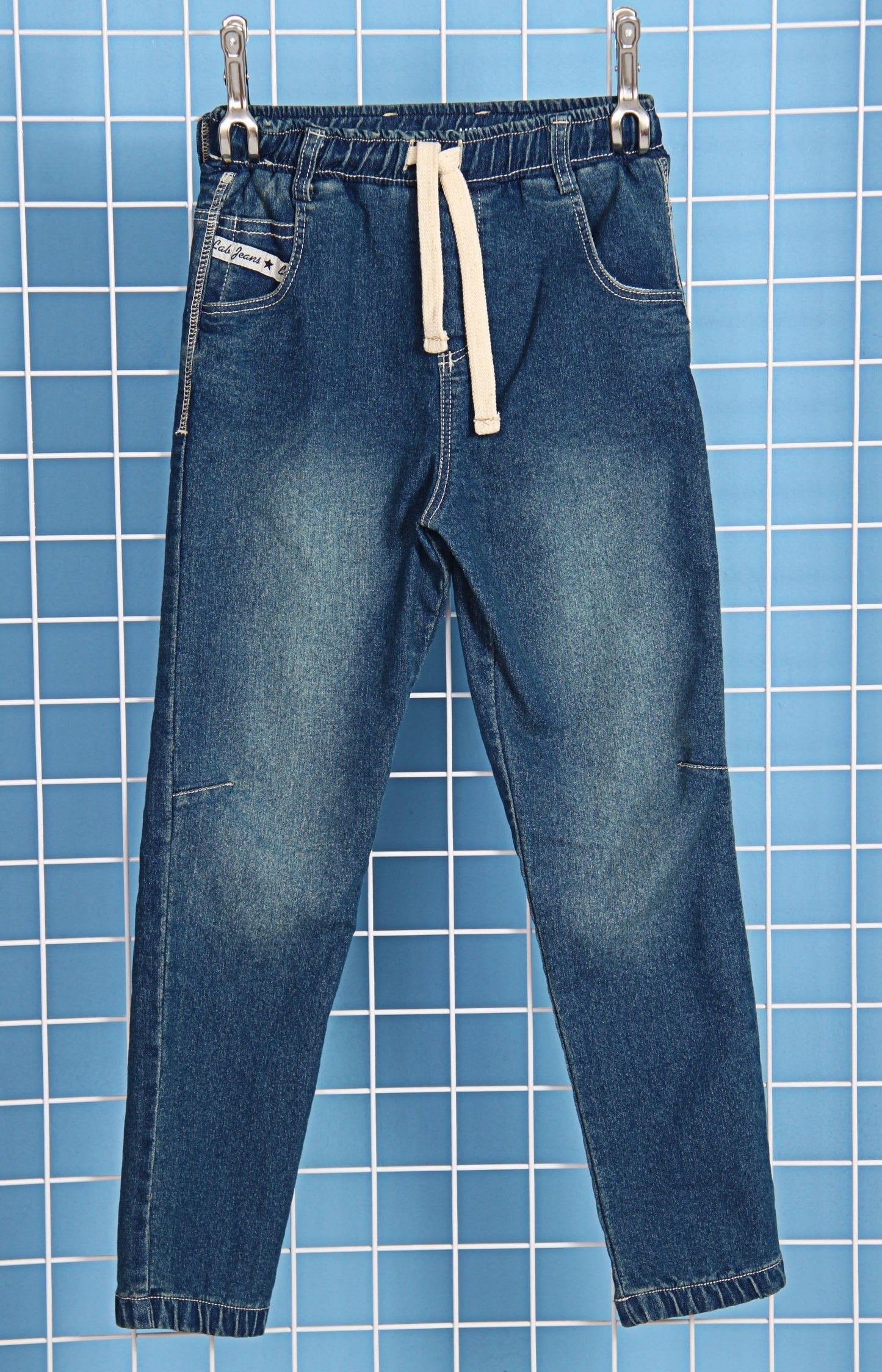 Boys Denim Jogger - Navy