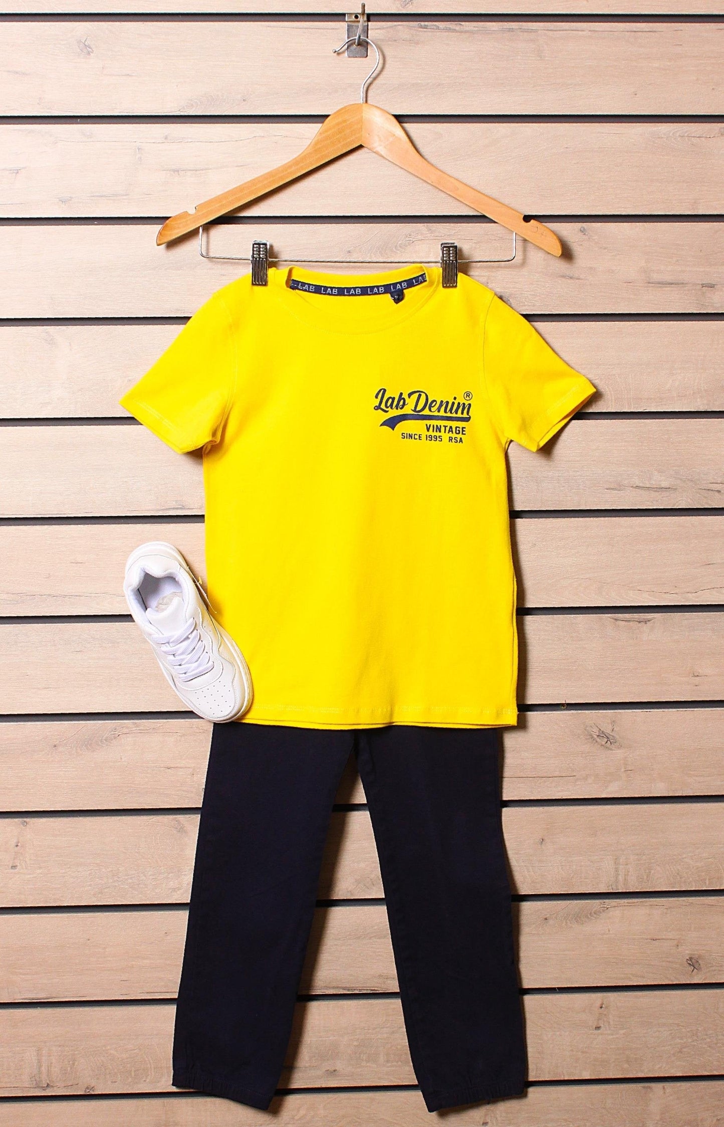 Boys Basic Tee - Yellow