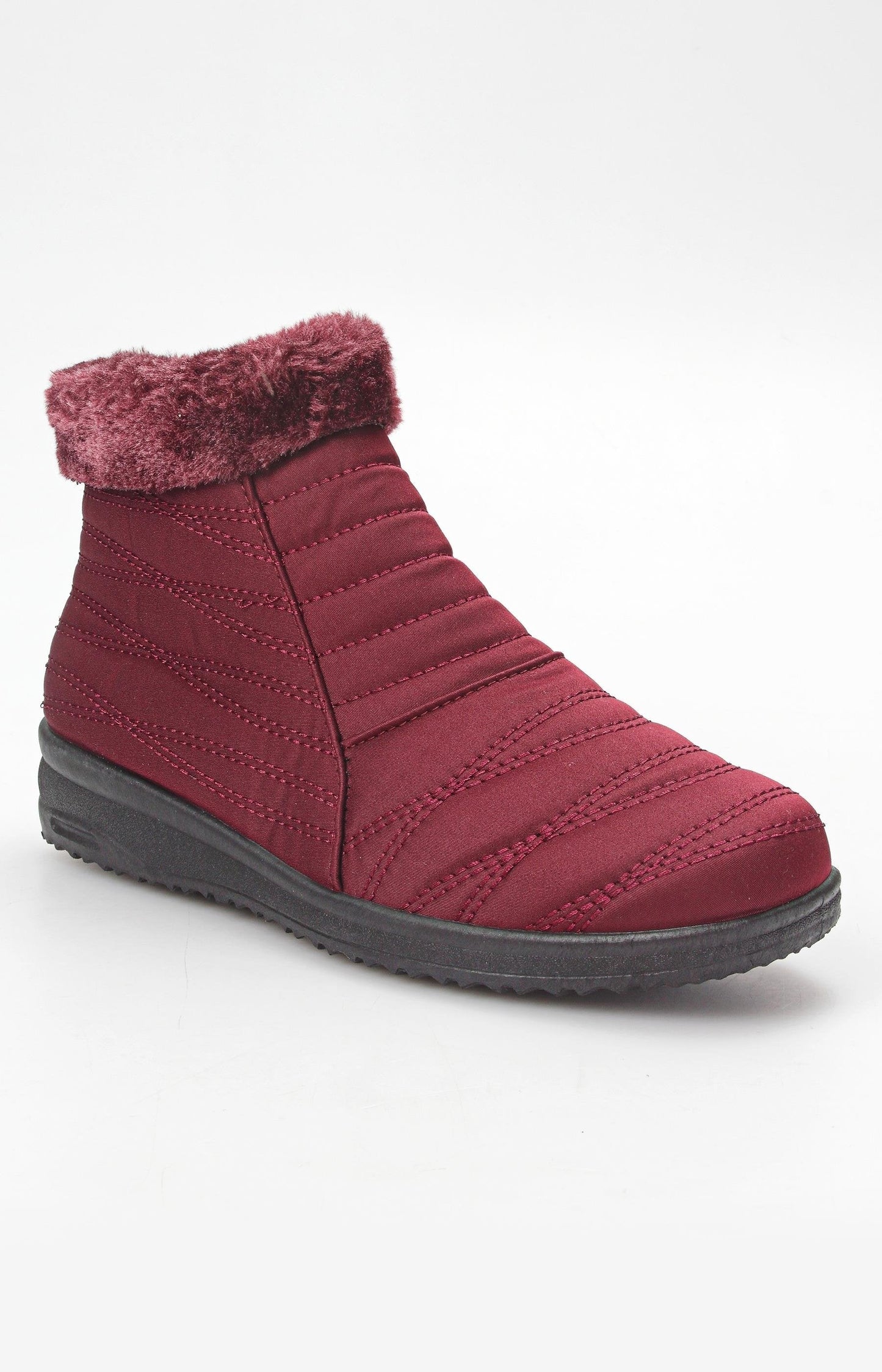 Ladies' Ankle Boots - Burgundy