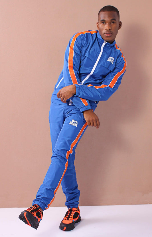 Lonsdale Men's Tracksuit - Blue-Orange