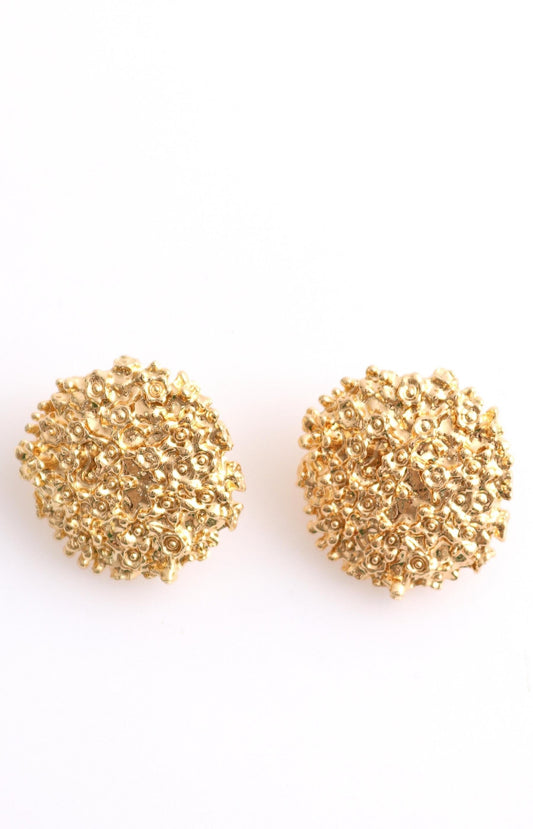 Ladies Chunky Earrings - Gold