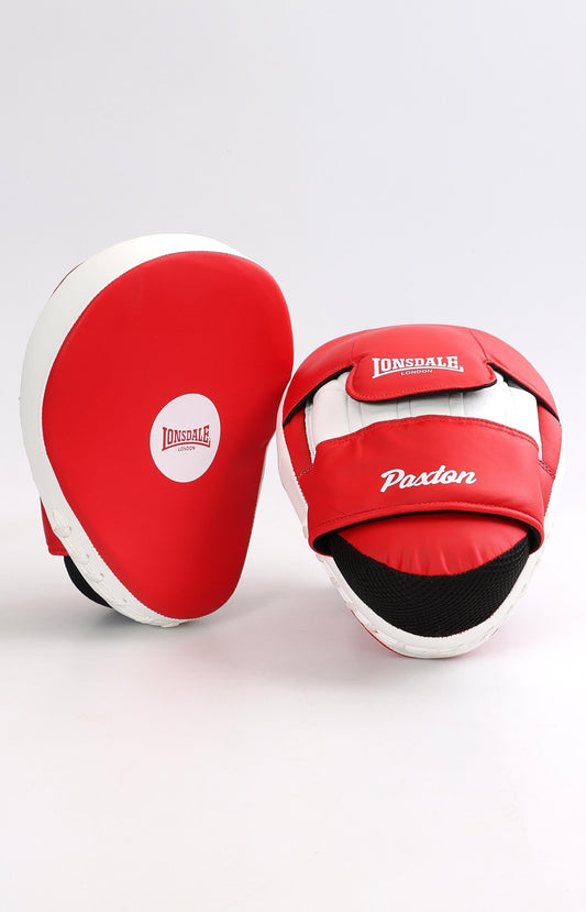 Mens Rookie Hook & Jab Pads - Red-White