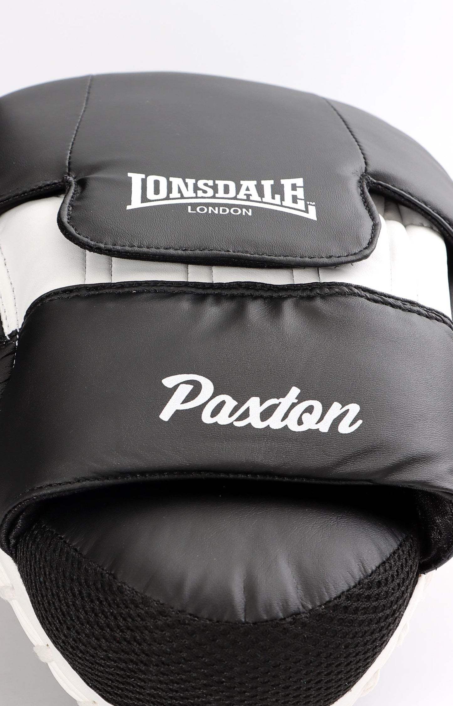 Mens Rookie Hook & Jab Pads - Black-White