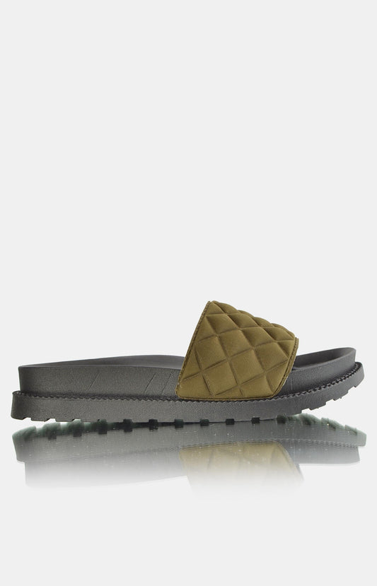 Ladies Flatform Sandals - Olive