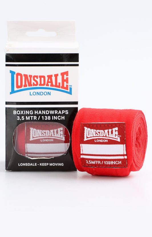 Mens 350cm Hand Wraps - Red