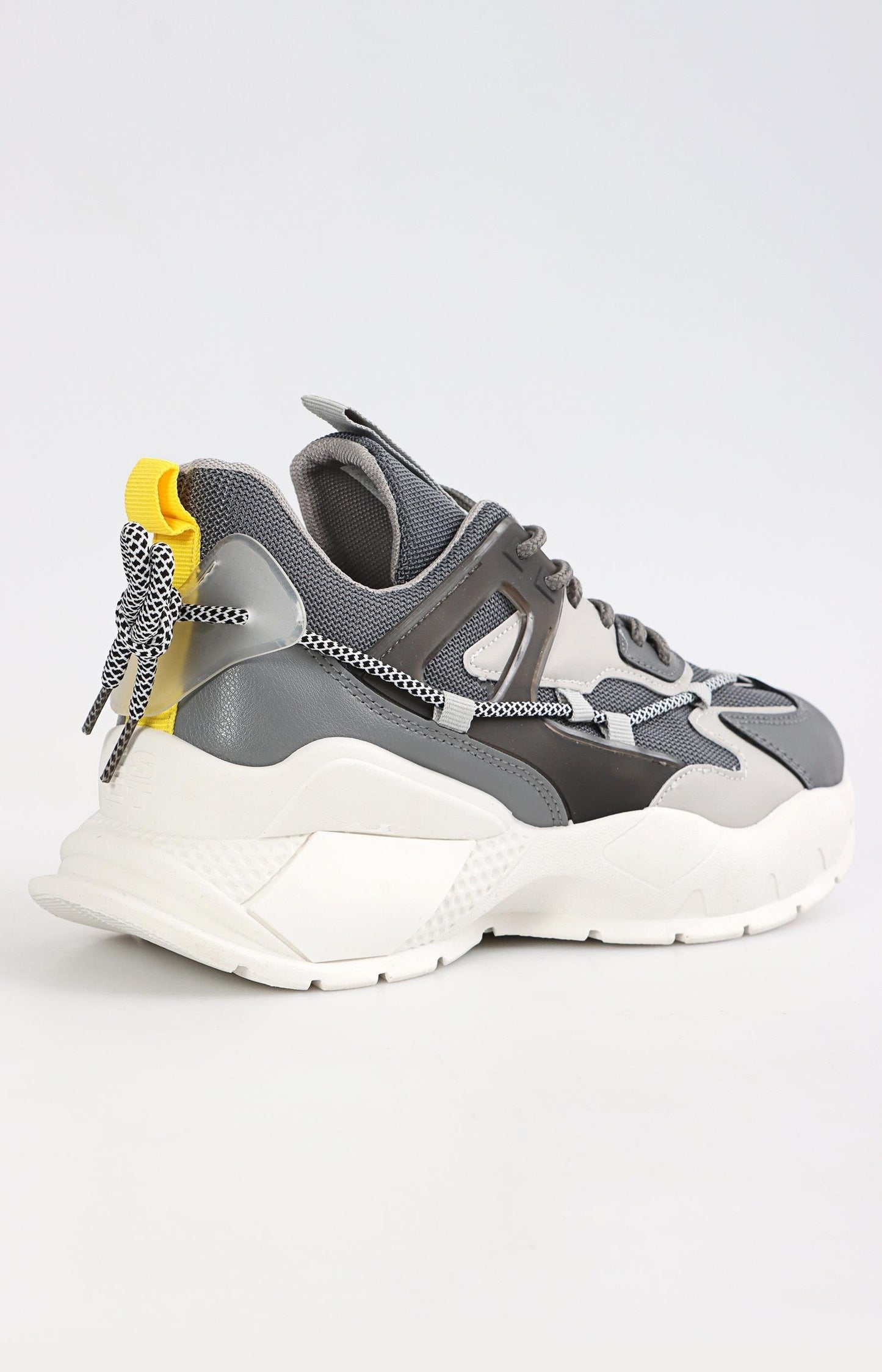 Mens Lightweight Casual Sneakers - Charcoal Multi