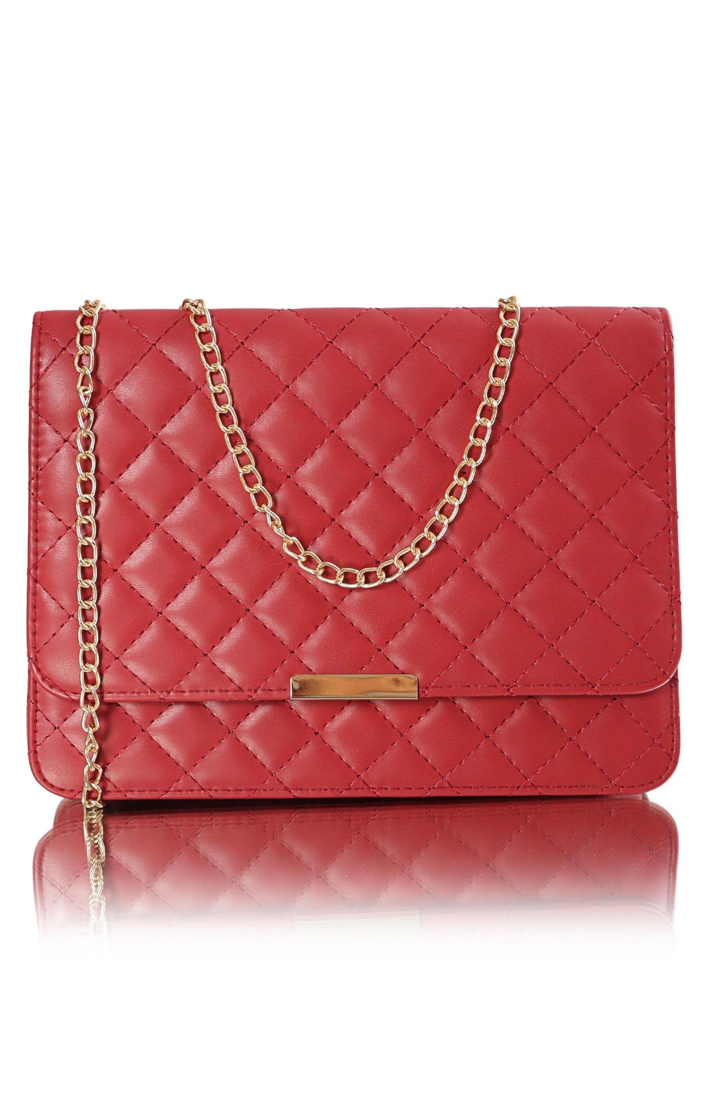 Ladies Crossbody Bag - Red