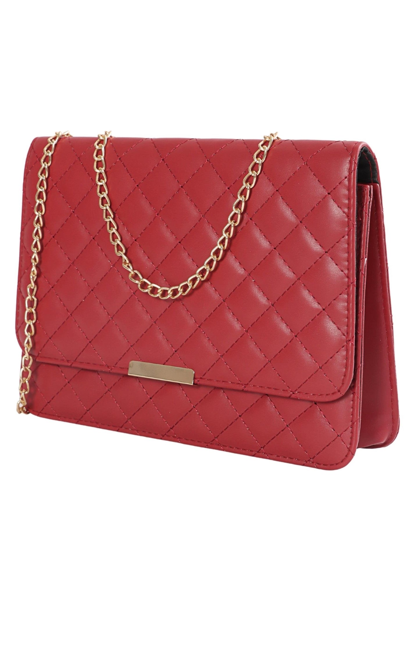 Ladies Crossbody Bag - Red