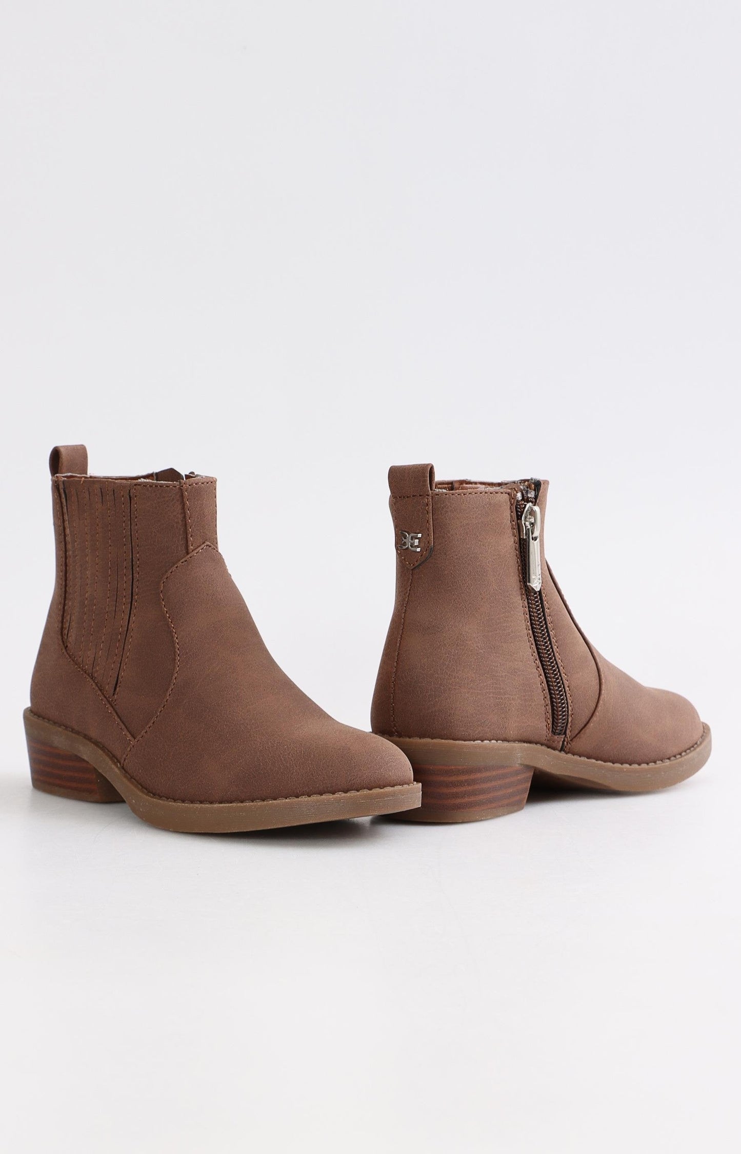 Girls Ankle Boots - Brown