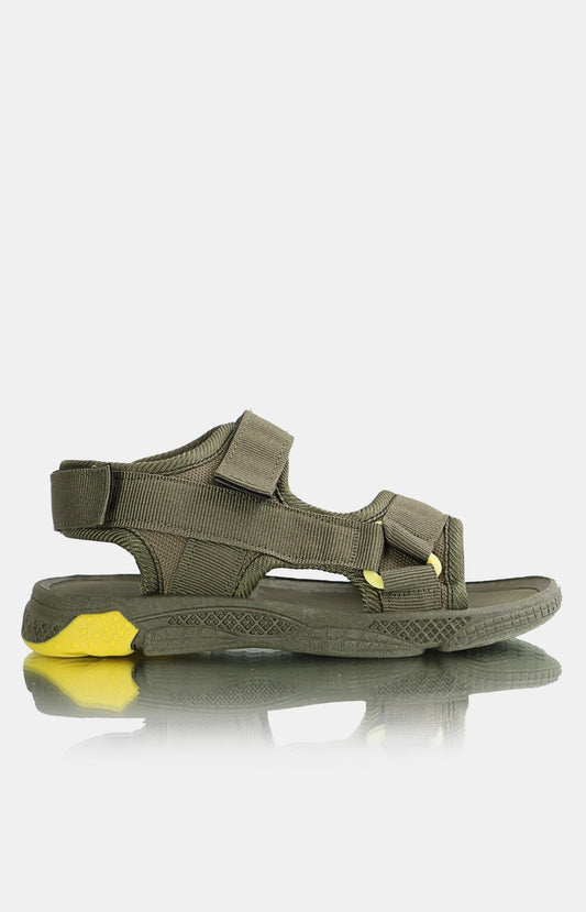 Boys Velcro Sandals - Olive