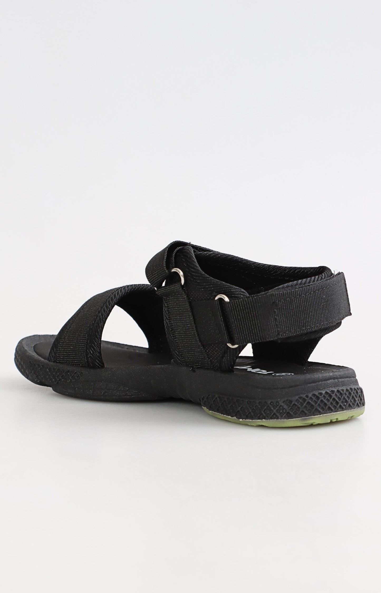 Boys Velcro Sandals - Black-Green