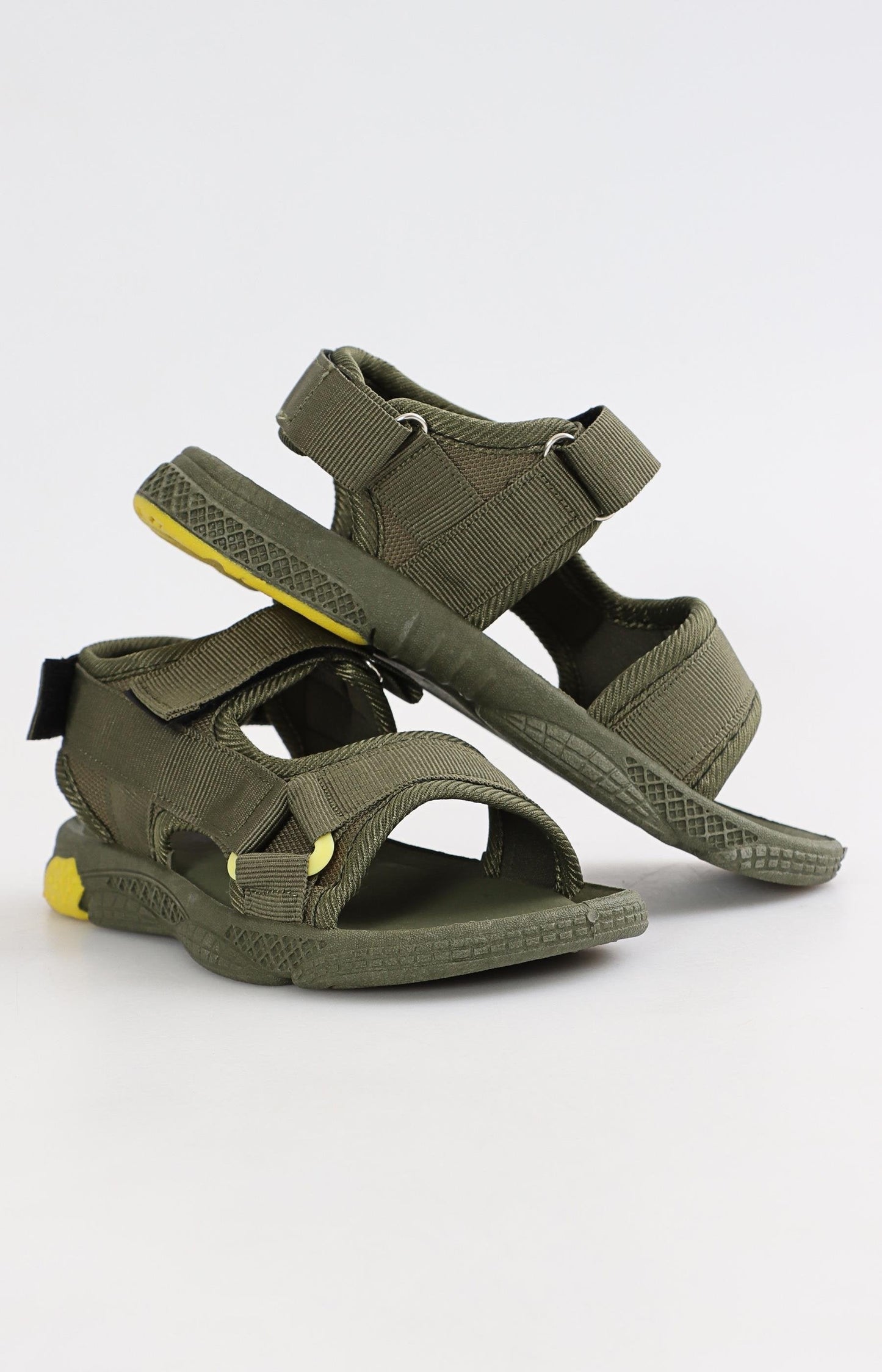 Boys Velcro Sandals - Olive